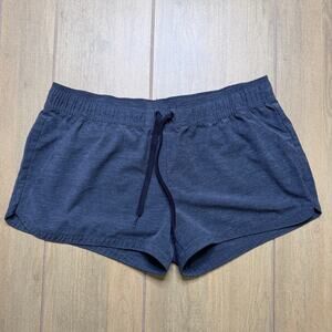 prAna Women’s Mariya Gray 2.5” Lounge Shorts - Drawstring Elastic Waist - M